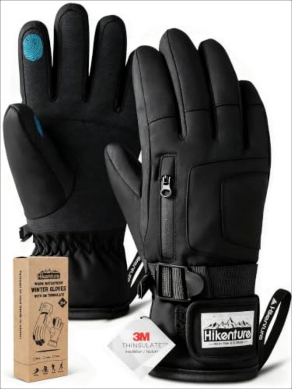 3M Thinsulate Ski Gloves Waterproof Touchscreen Snowboard Winter